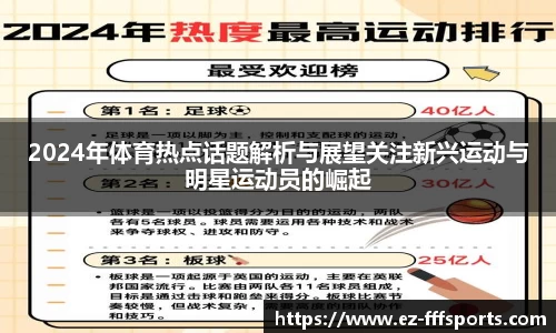 2024年体育热点话题解析与展望关注新兴运动与明星运动员的崛起